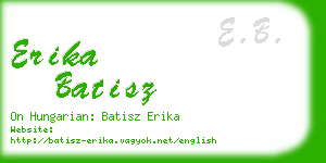 erika batisz business card